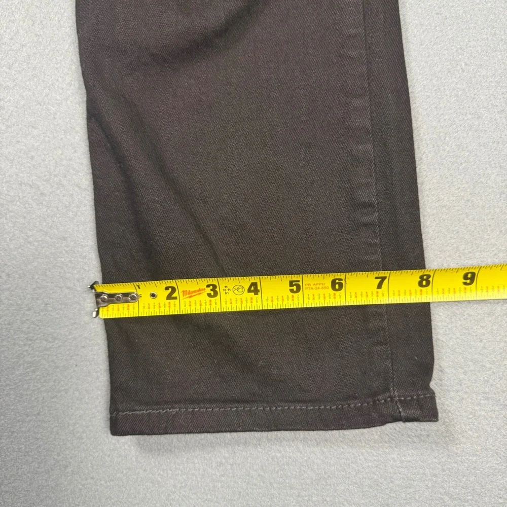Levis 511 Slim Fit Jeans Mens 40x30 Black Denim WaterLess Stretch 04511-1907